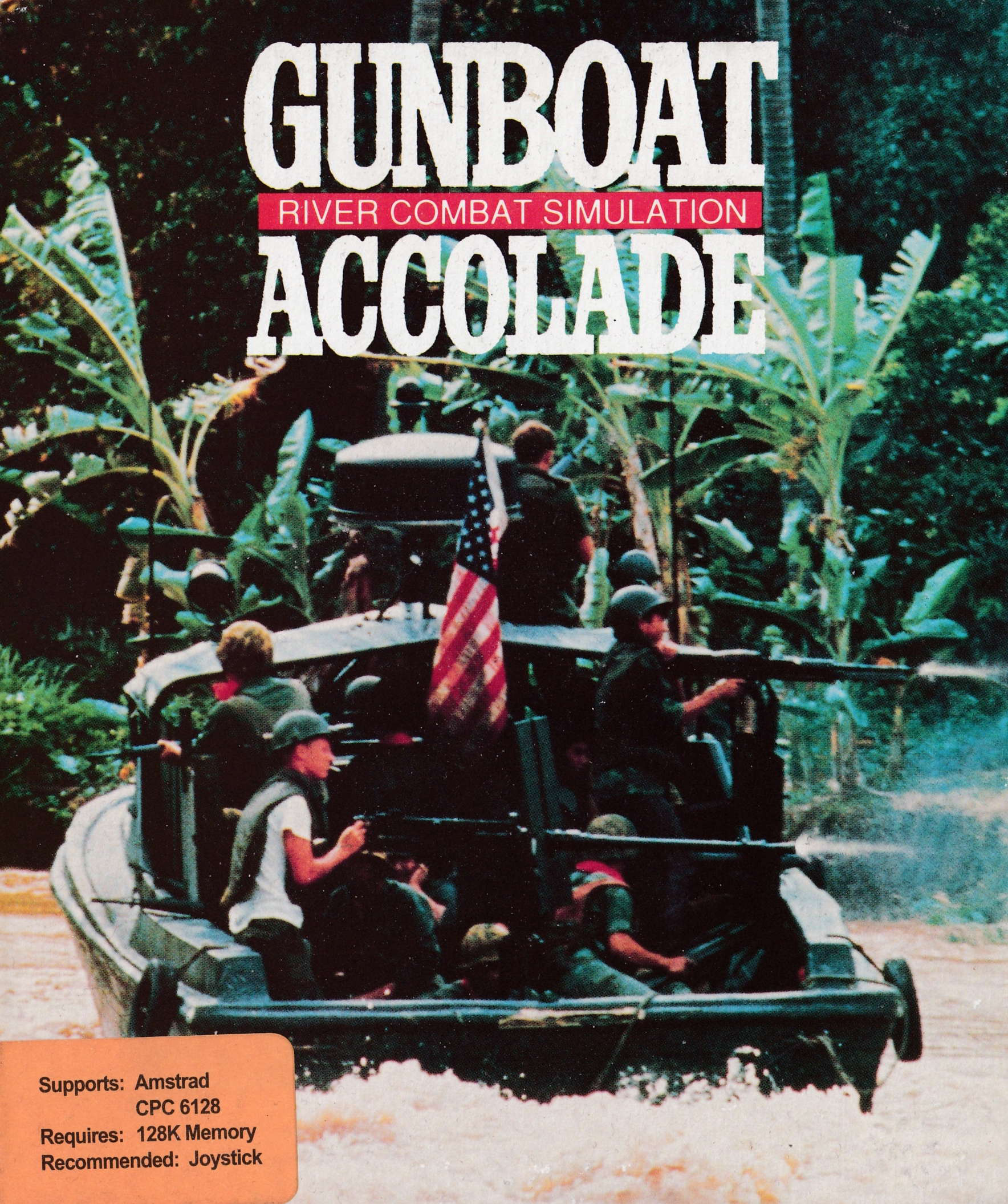 screenshot of the Amstrad CPC game Gunboat by GameBase CPC