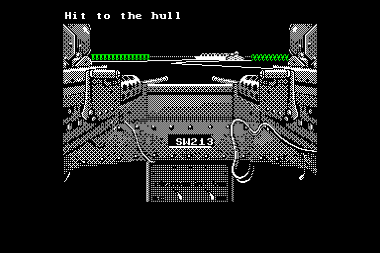 screenshot of the Amstrad CPC game Gunboat by GameBase CPC