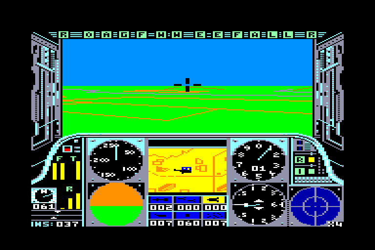 screenshot of the Amstrad CPC game Gunship by GameBase CPC