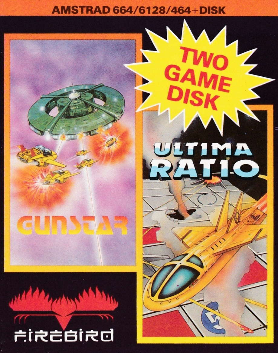 screenshot of the Amstrad CPC game Gunstar - Ultima Ratio by GameBase CPC
