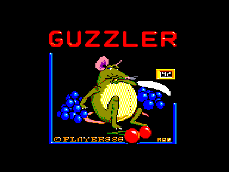 screenshot of the Amstrad CPC game Guzzler by GameBase CPC