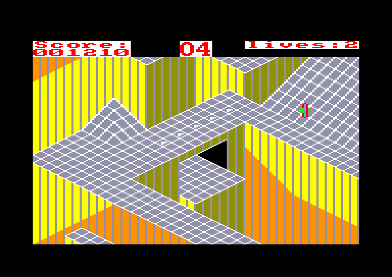 screenshot of the Amstrad CPC game Gyroscope by GameBase CPC
