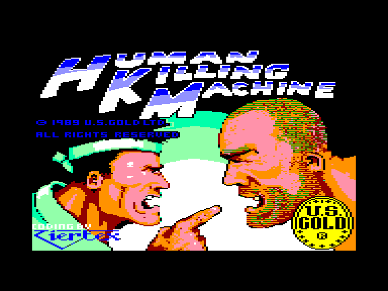 screenshot of the Amstrad CPC game H.K.M. - Human Killing Machine by GameBase CPC