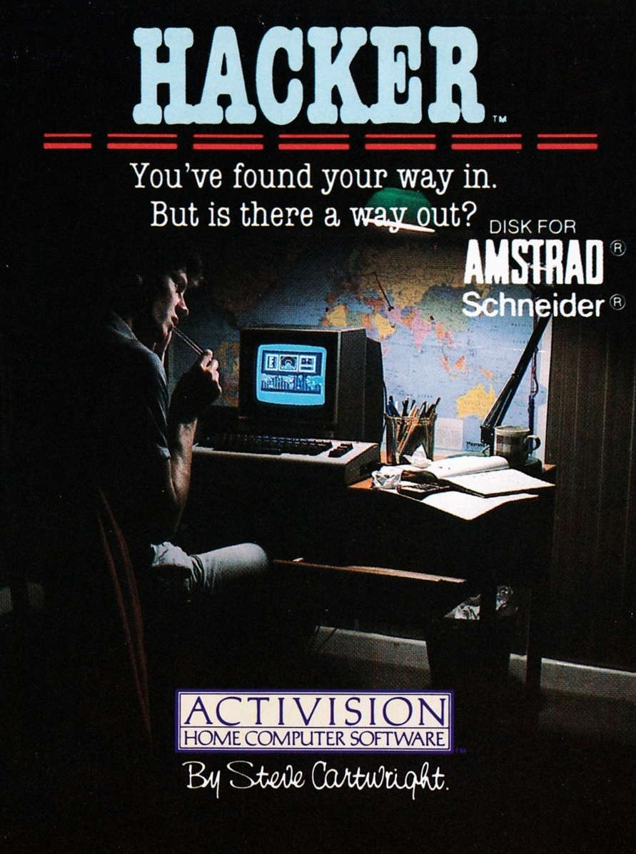 cover of the Amstrad CPC game Hacker  by GameBase CPC