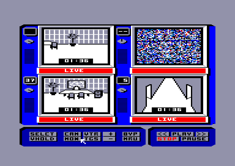 screenshot of the Amstrad CPC game Hacker II by GameBase CPC