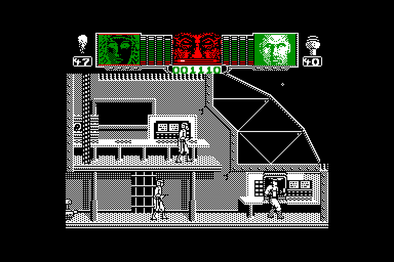 screenshot of the Amstrad CPC game Hammerfist by GameBase CPC