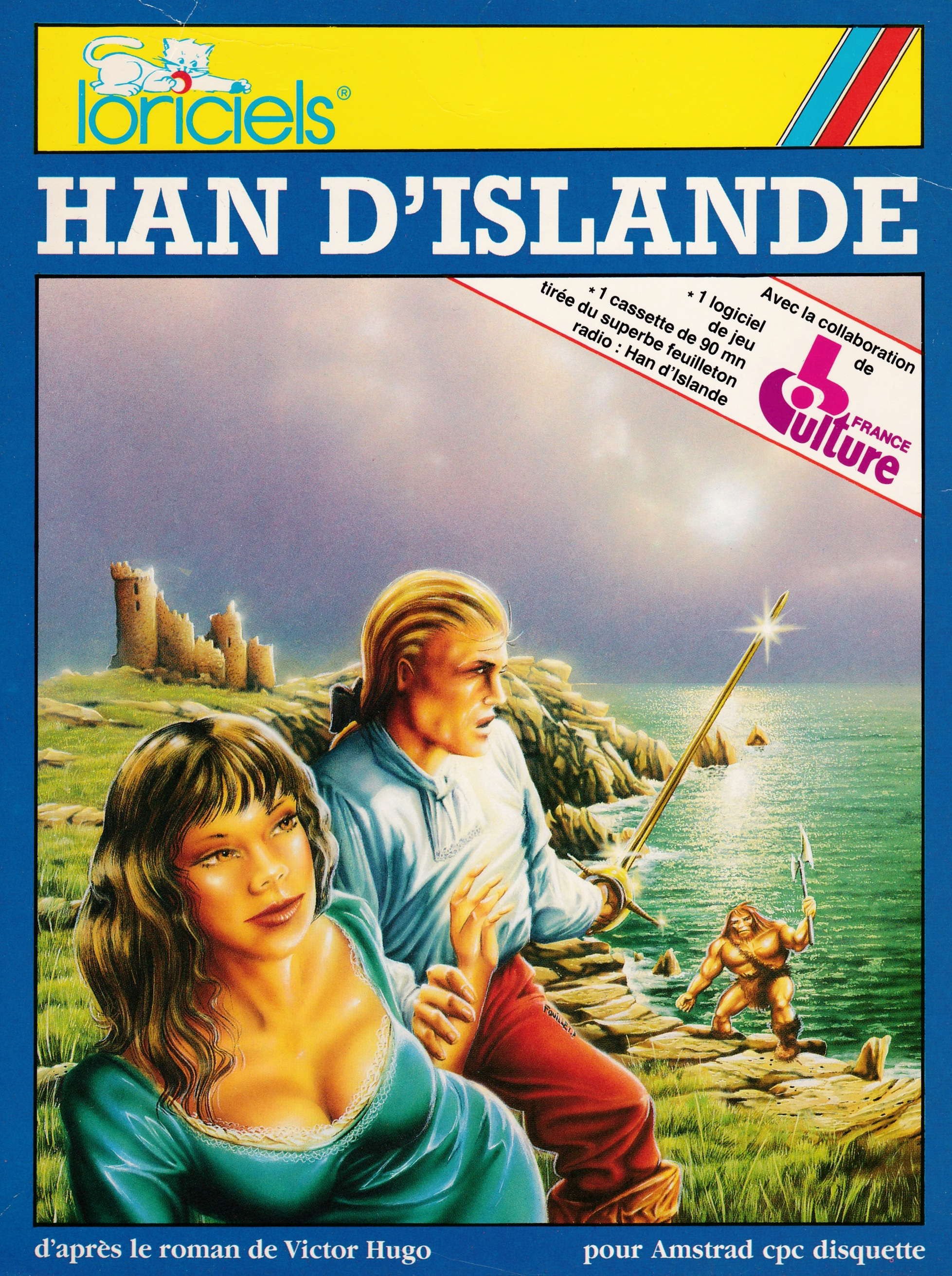 screenshot of the Amstrad CPC game Han d'Islande by GameBase CPC