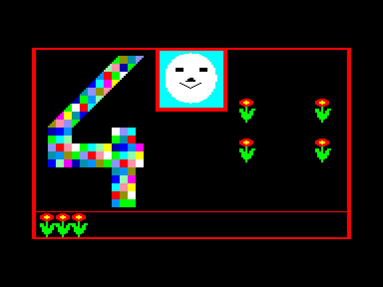 screenshot of the Amstrad CPC game Happy numbers by GameBase CPC