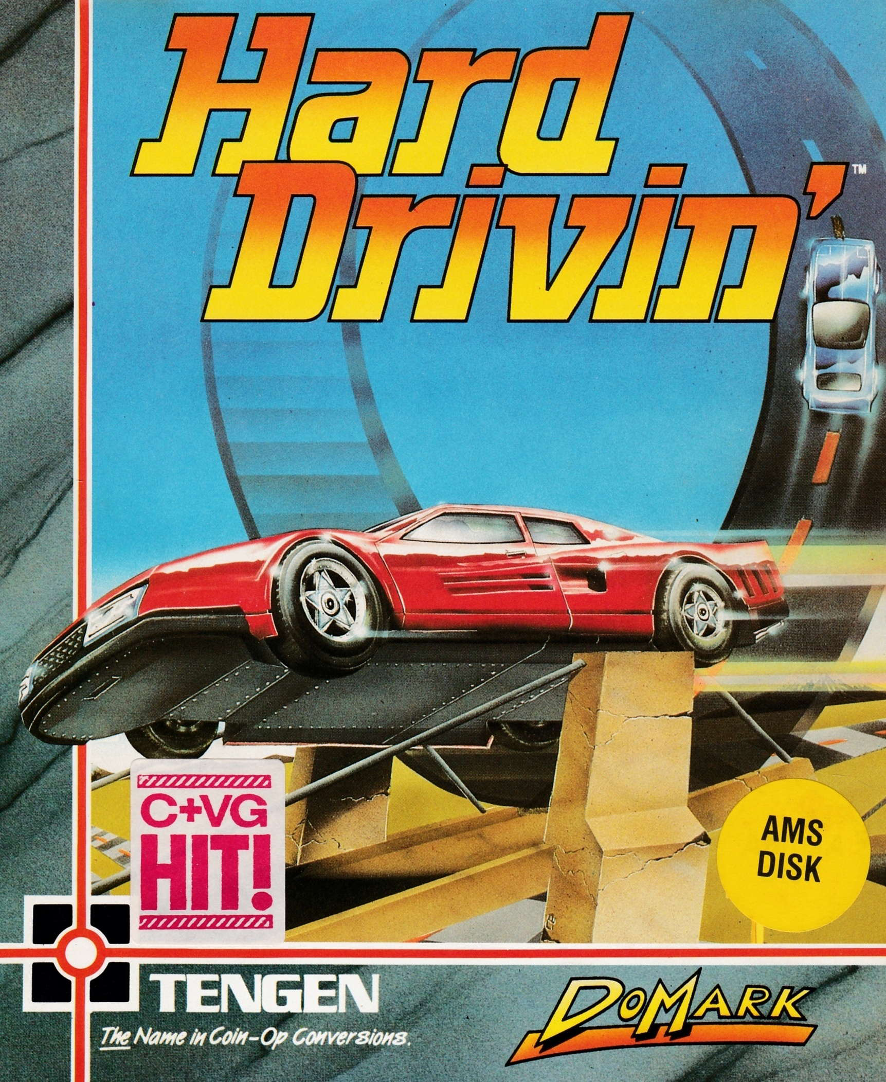 cover of the Amstrad CPC game Hard Drivin'  by GameBase CPC