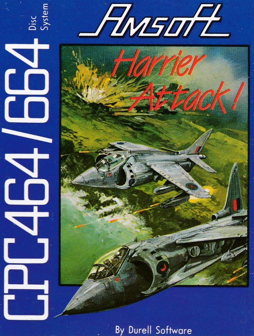 cover of the Amstrad CPC game Harrier Attack  by GameBase CPC