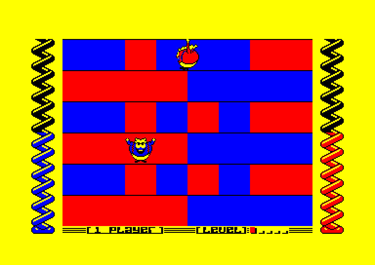 screenshot of the Amstrad CPC game Harvey Headbanger by GameBase CPC