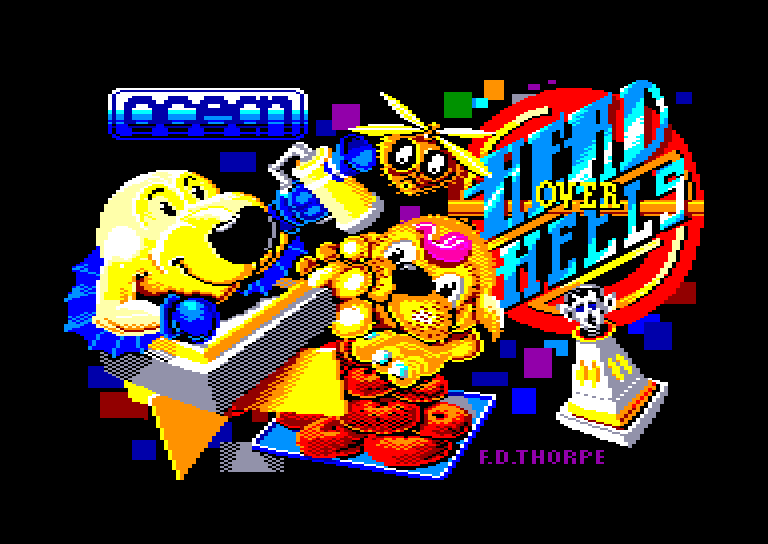 screenshot of the Amstrad CPC game Head over Heels by GameBase CPC