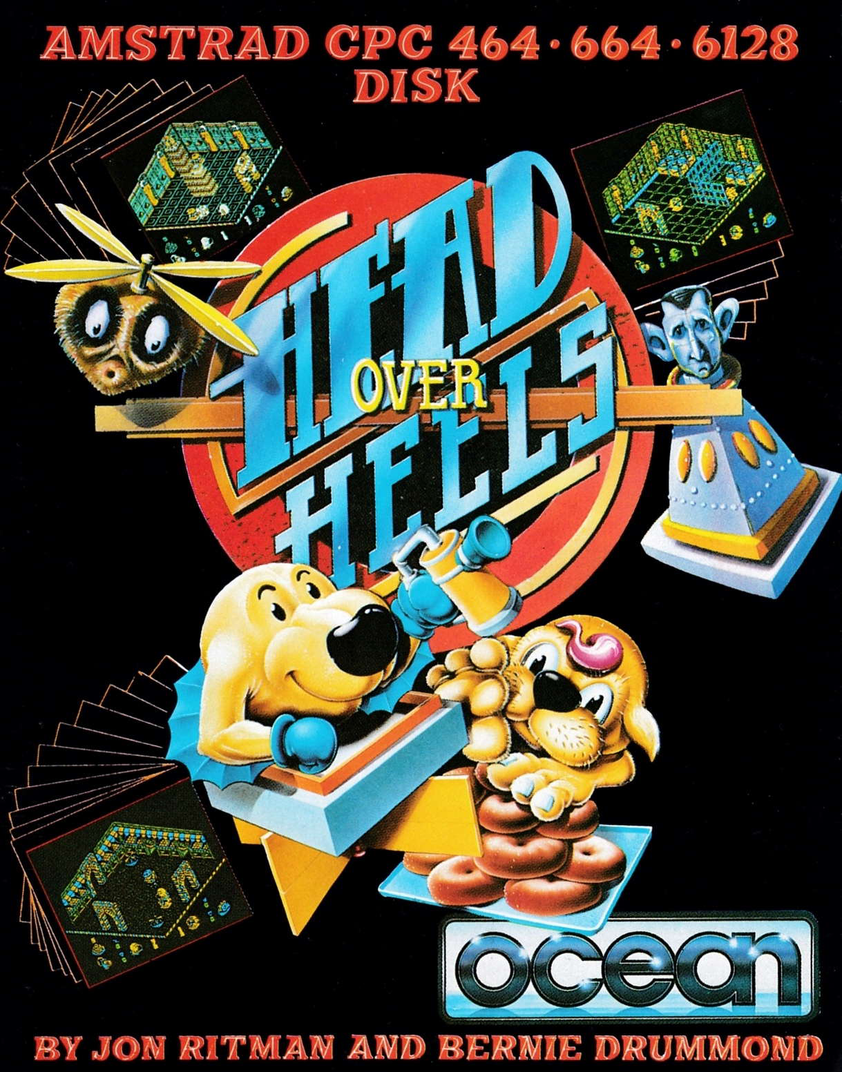 cover of the Amstrad CPC game Head Over Heels  by GameBase CPC