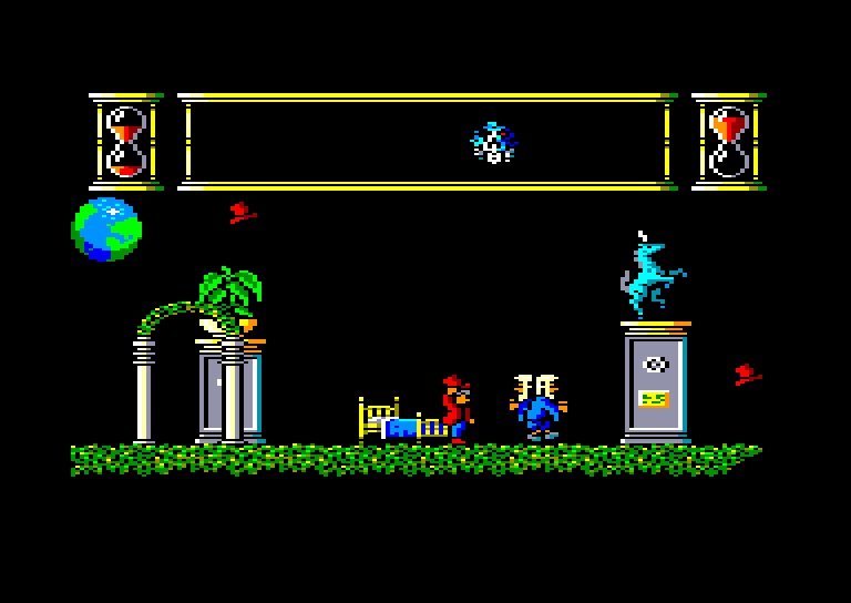 screenshot of the Amstrad CPC game Heartland by GameBase CPC