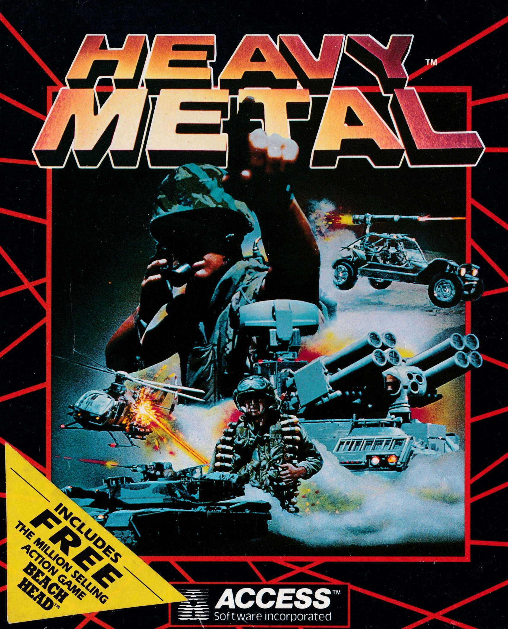cover of the Amstrad CPC game Heavy Metal  by GameBase CPC