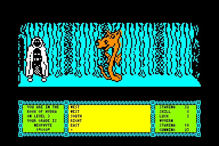 screenshot of the Amstrad CPC game Heavy on the magick by GameBase CPC