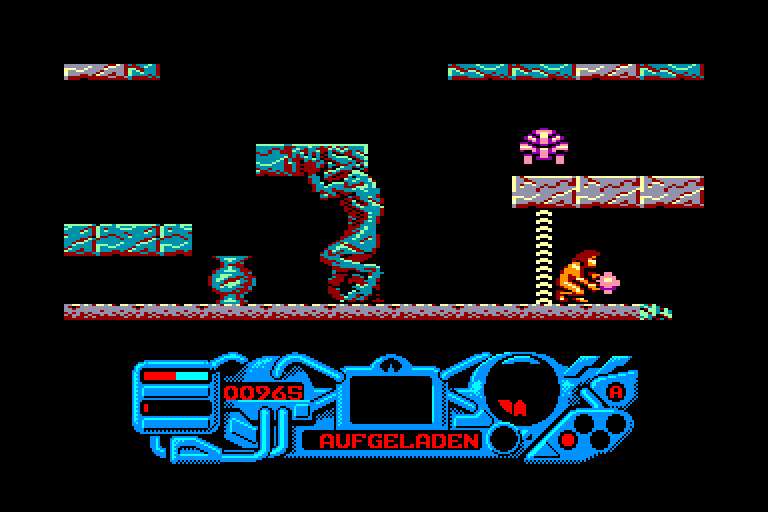 screenshot of the Amstrad CPC game Heilige Rustung des Antiriad (die) by GameBase CPC