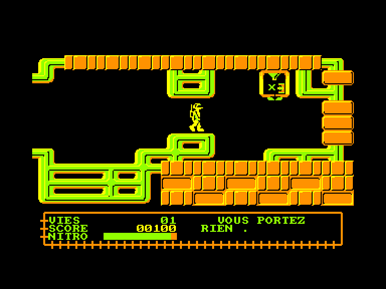 screenshot of the Amstrad CPC game Hepiss (l') by GameBase CPC