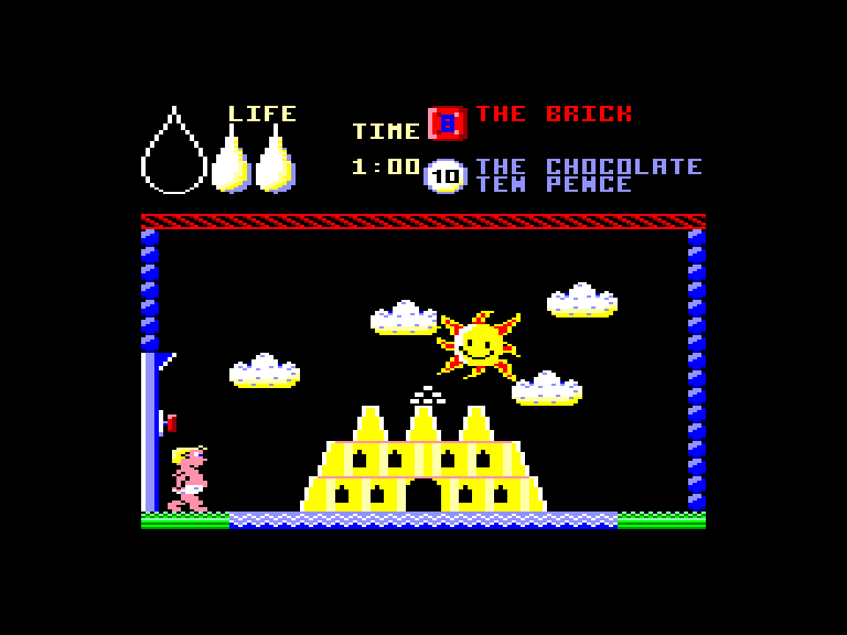 screenshot of the Amstrad CPC game Herbert's dummy run by GameBase CPC