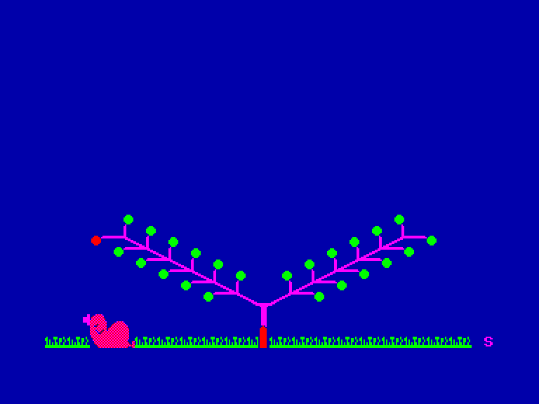 screenshot of the Amstrad CPC game Here & There with the Mr. Men by GameBase CPC