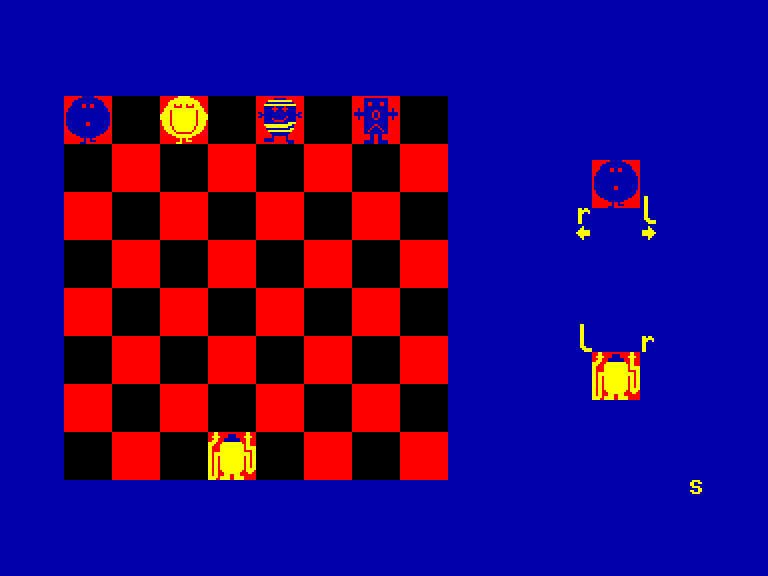 screenshot of the Amstrad CPC game Here & There with the Mr. Men by GameBase CPC