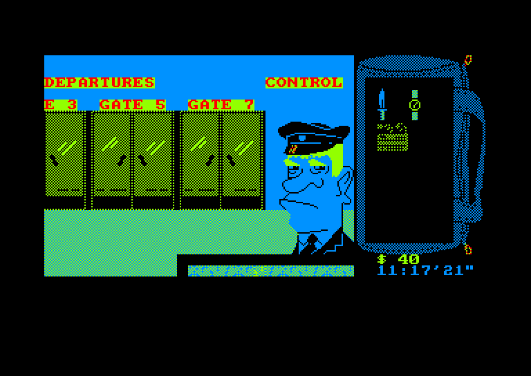 screenshot of the Amstrad CPC game Erbschaft (die) by GameBase CPC
