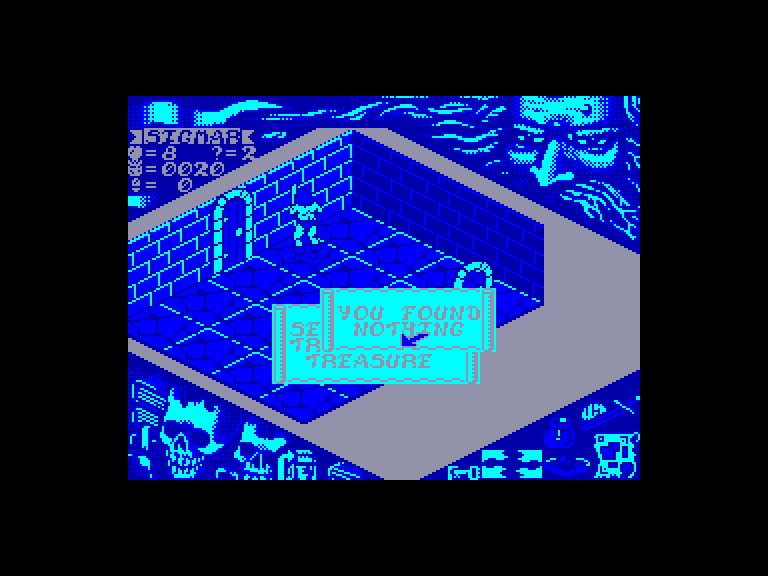 screenshot of the Amstrad CPC game Hero Quest by GameBase CPC