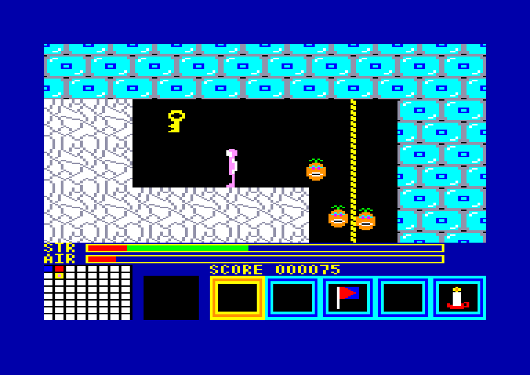 screenshot of the Amstrad CPC game Hero of the golden talisman by GameBase CPC