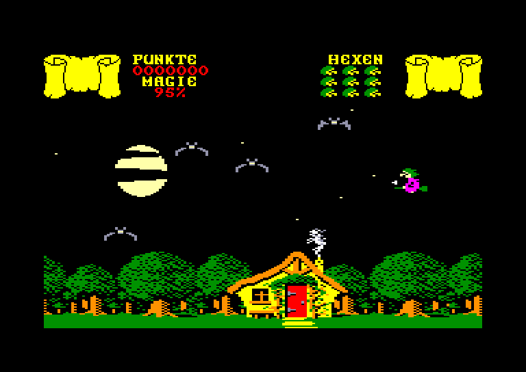 screenshot of the Amstrad CPC game Cauldron by GameBase CPC