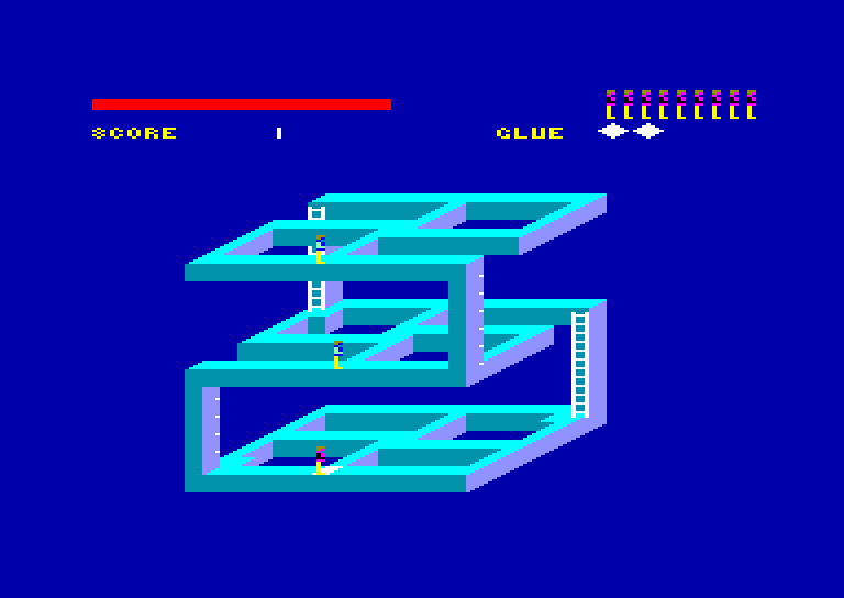 screenshot of the Amstrad CPC game Hi rise by GameBase CPC