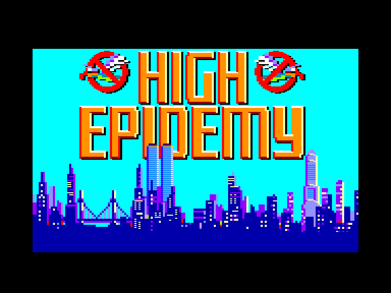 screenshot of the Amstrad CPC game High epidemy by GameBase CPC