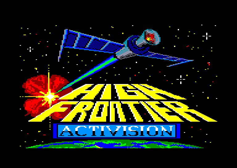 screenshot of the Amstrad CPC game High frontier by GameBase CPC