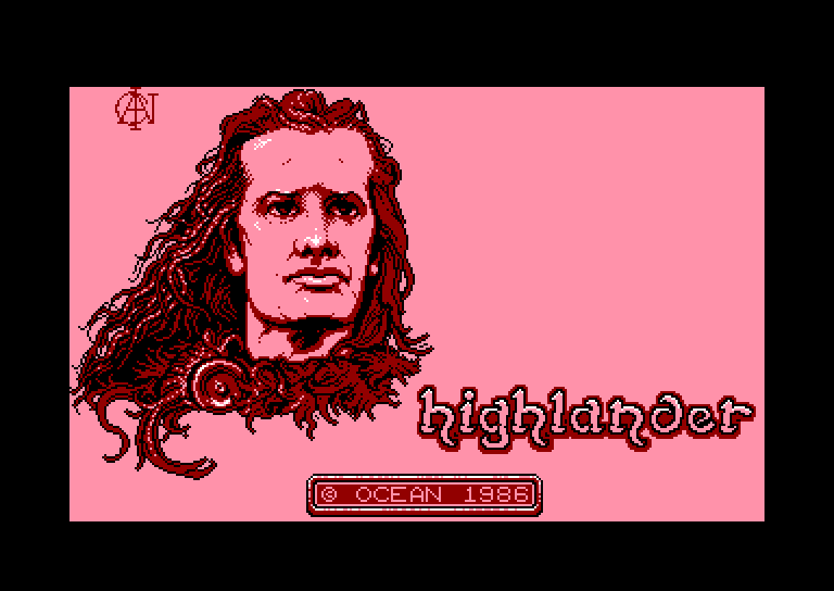 screenshot of the Amstrad CPC game Highlander by GameBase CPC