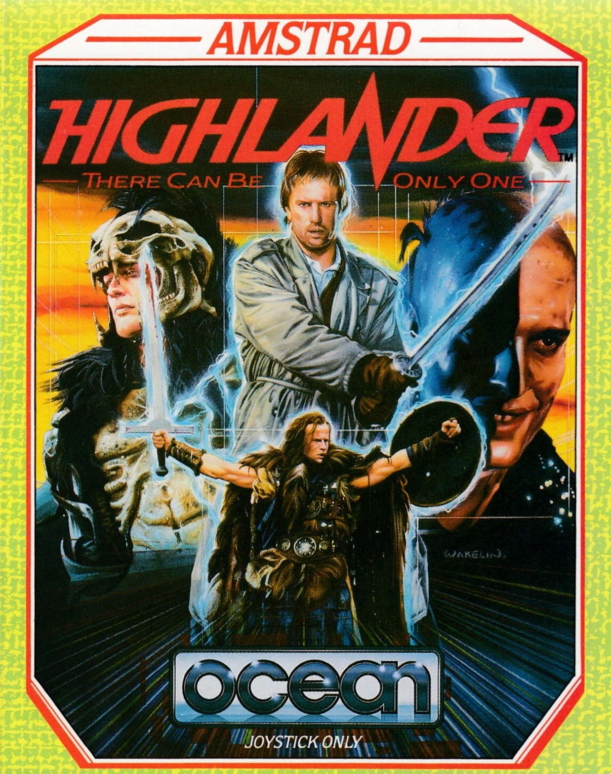 cover of the Amstrad CPC game Highlander  by GameBase CPC