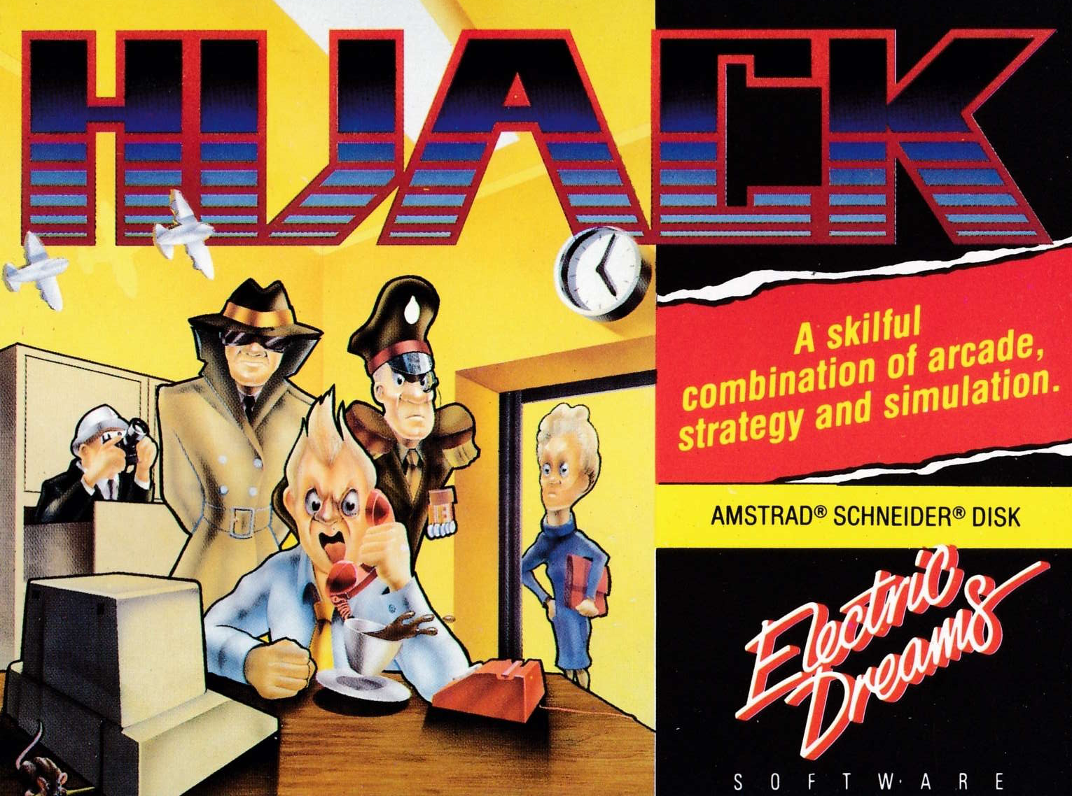 cover of the Amstrad CPC game Hijack  by GameBase CPC