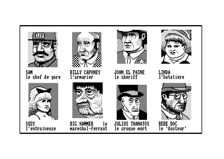 screenshot of the Amstrad CPC game Histoire d'or by GameBase CPC