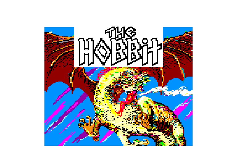 screenshot of the Amstrad CPC game Hobbit (the) by GameBase CPC