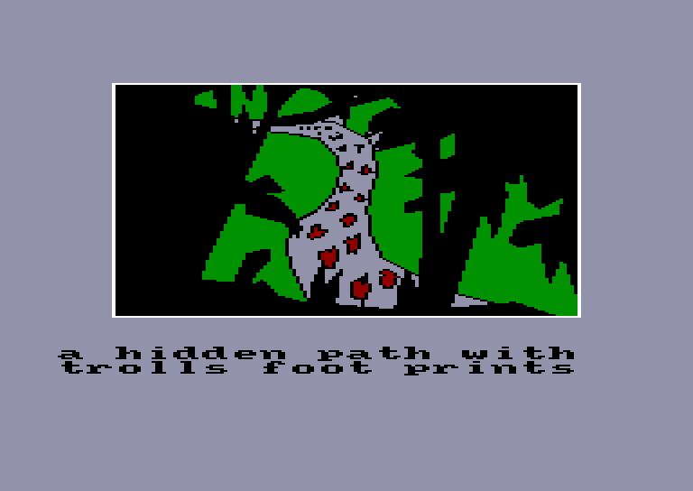 screenshot of the Amstrad CPC game Hobbit (the) by GameBase CPC