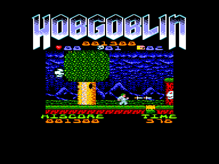 screenshot of the Amstrad CPC game Hobgoblin by GameBase CPC