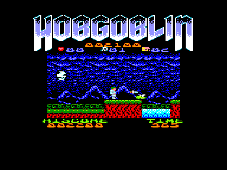 screenshot of the Amstrad CPC game Hobgoblin by GameBase CPC
