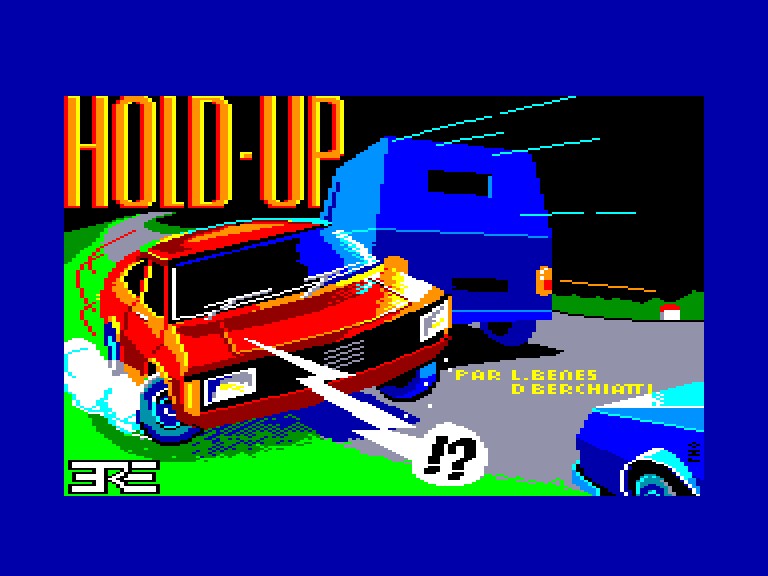 screenshot of the Amstrad CPC game Hold-Up by GameBase CPC