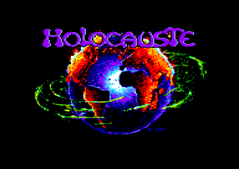 screenshot of the Amstrad CPC game Holocauste by GameBase CPC