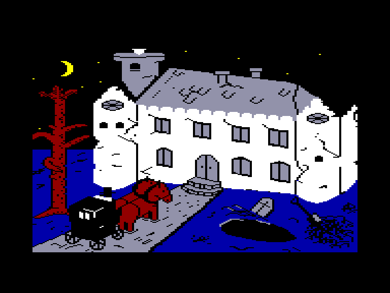 screenshot of the Amstrad CPC game House of Usher by GameBase CPC