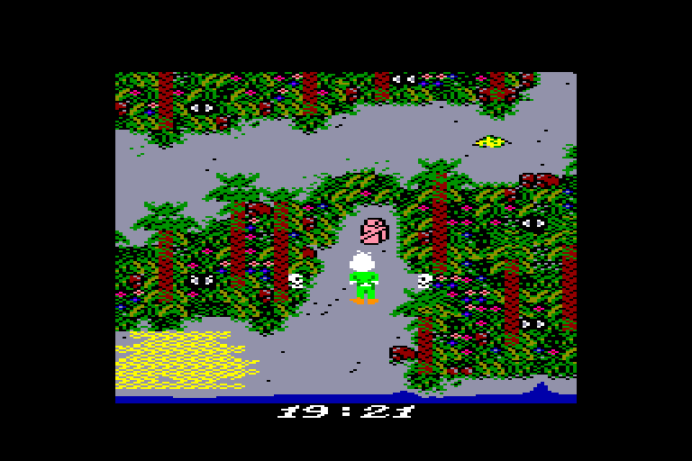 screenshot of the Amstrad CPC game Howard the duck by GameBase CPC