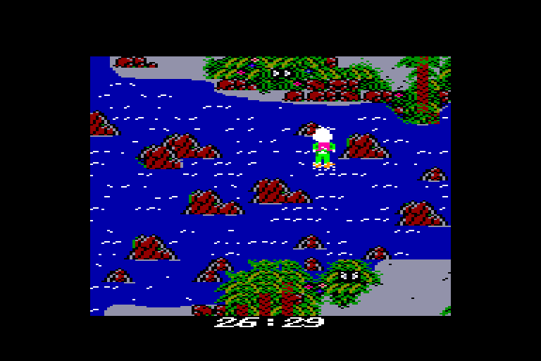 screenshot of the Amstrad CPC game Howard the duck by GameBase CPC