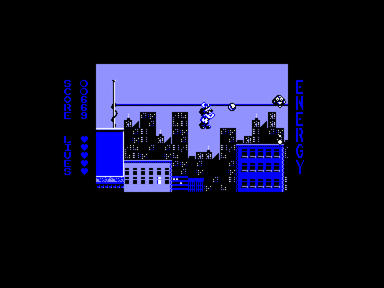 screenshot of the Amstrad CPC game Hudson Hawk by GameBase CPC