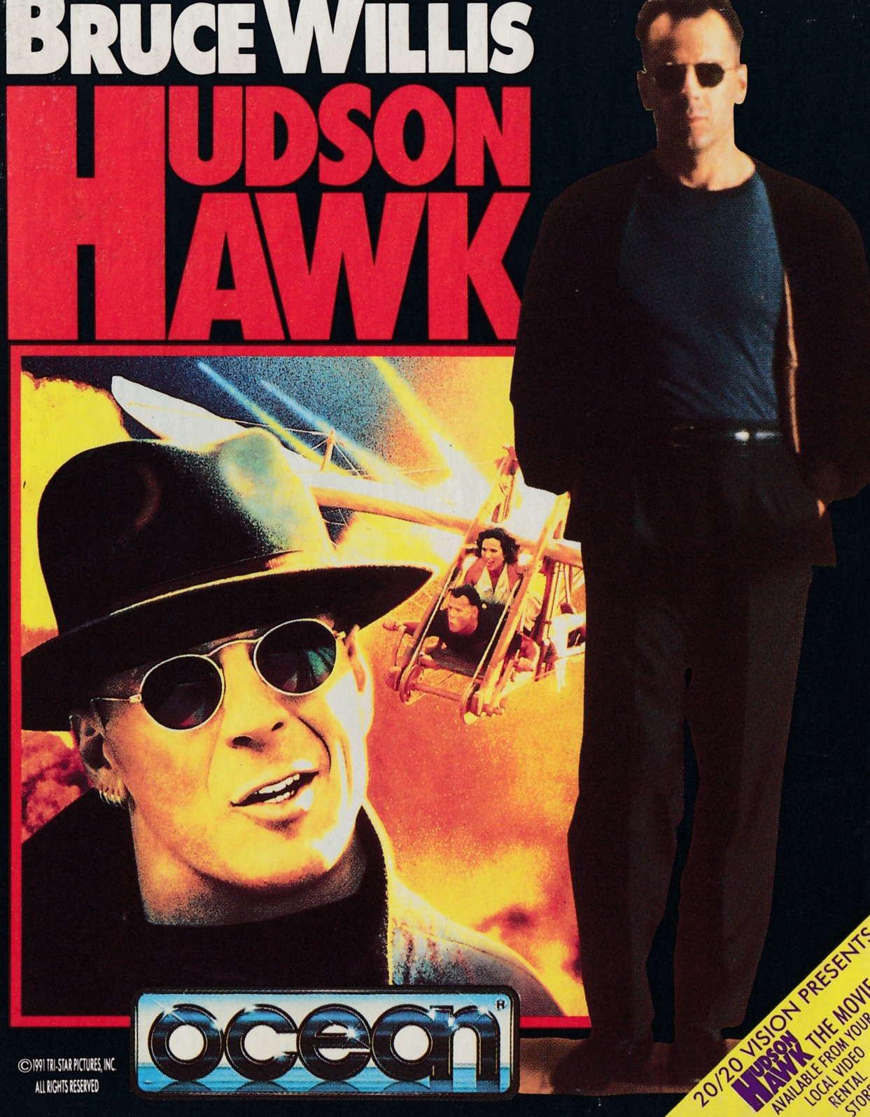 cover of the Amstrad CPC game Hudson Hawk  by GameBase CPC