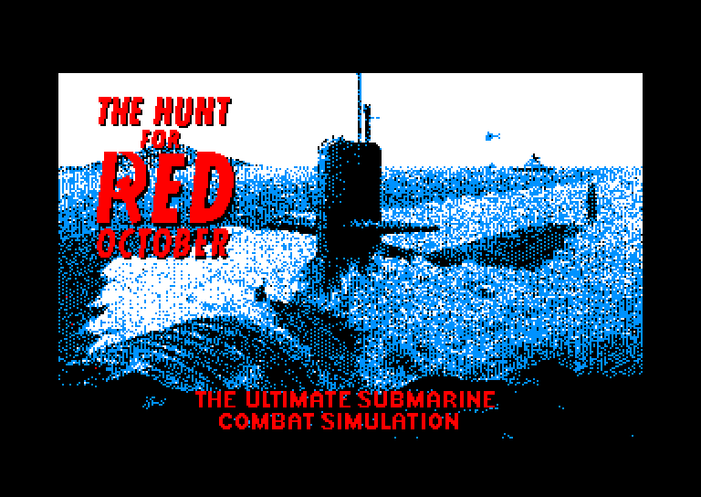 screenshot of the Amstrad CPC game Hunt For Red October (the) by GameBase CPC