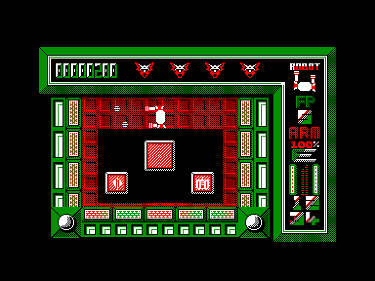 screenshot of the Amstrad CPC game Hybrid by GameBase CPC