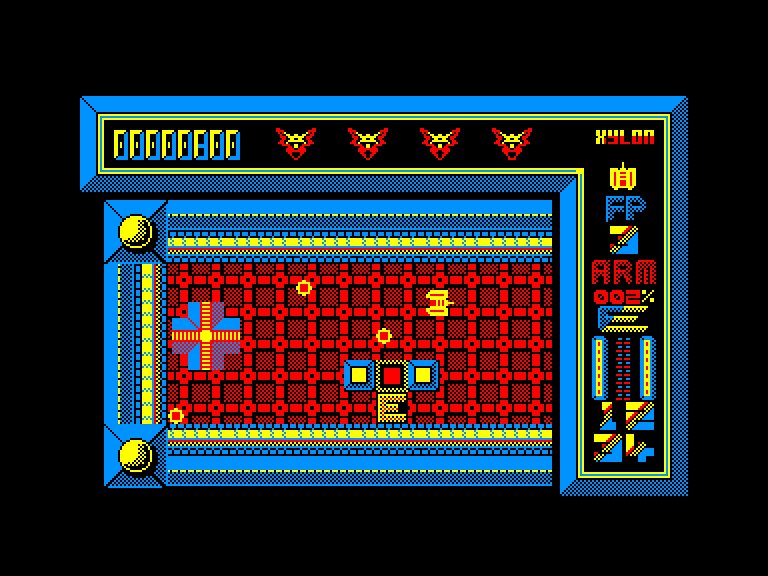 screenshot of the Amstrad CPC game Hybrid by GameBase CPC